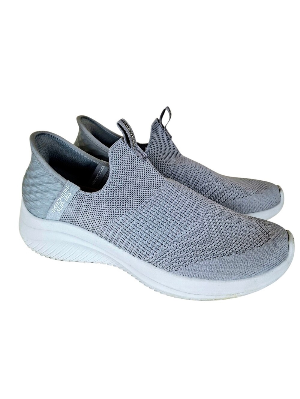 Skechers Slip-ins: Ultra Flex 3.0 - Smooth Step Light Gray Size 8